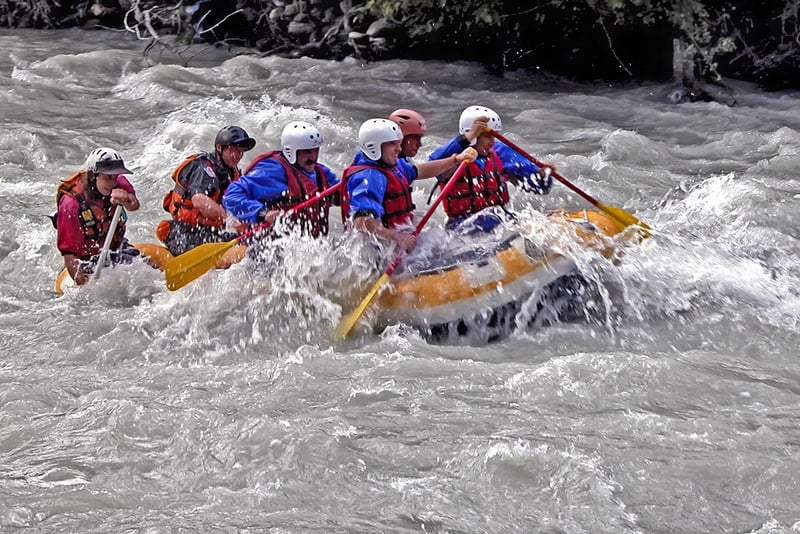White-Water Rafting in Untamed Rivers